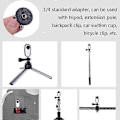 Pikkukuva 4 / 4: Sunnylife IST-Q9439 Insta360 GO -kameran metallinen suojakehys 1/4 tuuman adapterilla ja ruuvilla