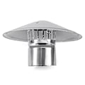 Miniatyrbilde 1 av 5: 4/6/8 Tommers Røykrør Pipehatt Skorstein Regnhatt Røykvare Sink Legering Soppformet