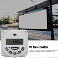 Miniatyrbilde 4 av 5: L701-12V Digital Programmerbar Tidsbryter LCD Elektronisk Timer Mikrodatamaskin Congener(6*6*3.2cm)