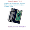 Miniatyrbild 2 av 5: Logikanalysator V6.0 RP2350 Pico 2 400MHz 24 Kanalers Logikanalysator Programvara Finns Tillgänglig för Windows