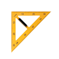 Miniatyrbillede 2 af 5: Tegning Matematik Geometri Værktøj Matematik Geometri Lineal Passer Gradskive Lineal Stor Digital til Tegninger Lærere Tavle Skole