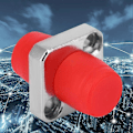 Miniatyrbillede 3 af 4: FC/UPC-10DB Dæmper Adapter Telekommunikationskvalitet Lavt Tab Optisk Flange Dæmper AdapterFC/UP
