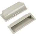 Miniatyrbilde 1 av 5: 10 stk. Innfelt Flush Pull Håndtak 110 x 40 mm (L x B) Plast Pulls Innfelt Skjulte Håndtak for 1 mm Tykke Jernskapdører, Dokumentskapdører
