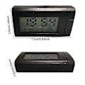 Miniatyrbild 5 av 5: LCD Temperatur Bilklocka, Biltermometer för Instrumentbräda Bakgrundsbelysning Digital Klocka Nattemperaturvisning för Lastbil