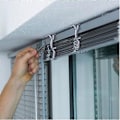 Miniatyrbillede 4 af 4: 2,5 tommer Vertikal Persienne Trim Vertikal Gardiner Baffel Trim Tilbehør til Gardiner 10 stk