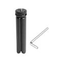 Miniatyrbild 3 av 5: Lättviktigt Mini Bordsstativ Aluminiumlegering Tripod Stativ med 1/4 Tums Skruvnyckel för DSLR ILDC
