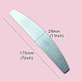 Miniatyrbillede 3 af 5: 10 stk./parti Halvmåne Sandpapir 80 100 180 240 Polering Neglefil Udskiftning Tyk Sort Professionel Manicure Værktøj Buffer Filer