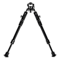 Miniatyrbillede 2 af 3: Riffel Bipod Sammenklappelig Bipod Godt Lys Holdbar Sikkert Metal Bipod Bipod Beslag Til Udendørs Skydning xi