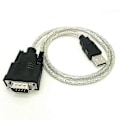 Miniatyrbilde 4 av 5: RJ45 Nettverkskabel Seriell kabel Rj45 til DB9 og RS232 til USB (2 i 1) CAT5 Ethernet-adapter LAN Con