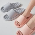 Miniatyrbild 2 av 5: Hem Tofflor Sommar Kvinnor Män Tjock plattform Halkfri Tysta sandaler Mode Mjuksulor Par Flip-flops Dam utomhusskor White-A 36-37(23-23.5cm)