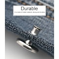 Miniatyrbillede 5 af 5: Jeansknap, 8 stk. knappenåle til jeans, øjeblikkelige knapper, aftagelige metalknapper, justerbare knapper uden syning, erstatningsknapper til bukser, cowboytøj, mode