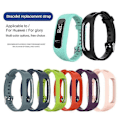 Miniatyrbillede 2 af 5: Silikone Rem Udskiftningsarmbånd Til Huawei Band 4e 3e Honor Band 5 Løberem Håndled Blød Rem Sportsurrem Armbånd