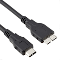 Miniatyrbillede 4 af 5: Universal Ekstern Harddisk Connector USB C 3.1 til Micro B Data Kabel 1m Sort