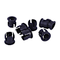Miniatyrbillede 2 af 5: 400 stk. Sorte Plastik 5mm LED Holder Display Panel Monteringskasser