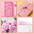 Miniatyrbild 5 av 5: Roséguldfärgat presentpapper, 100 ark metalliskt presentpapper, används för bröllop, födelsedagsfester, babyshowers, pyssel, DIY, jul