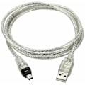 Miniatyrbild 1 av 5: USB hane till Firewire IEEE 1394 4-polig hane iLink adapterkabel för Sony DCR-TRV75E DV