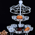 Miniatyrbild 5 av 5: 2-vånings Karusell Cupcake Ställ Hållare Display Bröllopstårta Cup Display Ställ