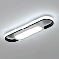 Miniatyrbilde 1 av 5: Moderne LED Taklampe, 24W 1800lm Rektangulær, Kaldt Hvitt Lys 6000k Akryl [Energiklasse E]