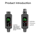 Miniatyrbillede 1 af 5: 2.4G UHF Trådløst Lyd Transceiver System Mikrofonomformer
