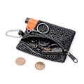 Miniatyrbillede 2 af 5: Bærbar Rejse Lynlås Taljetaske Vandtæt Udendørs Pung Wallet til Camping Vandreture