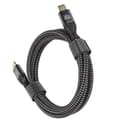 Miniatyrbilde 5 av 5: 25-26 USB C til USB C-kabel PD240W USB2.0 Type C-grensesnitt 480 Mbps USB C hann til C hann dobbeltsidig datakabel 150 cm