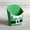 Miniatyrbilde 5 av 5: Jul Popcorn Boks Metall Skjære Dies Stensil DIY Scrapbooking Album Papirkort Mal Form Pregehåndverk