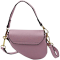 Miniatyrbillede 3 af 5: Mini Saddle Skuldertaske Vintage Crossbody Tasker PU Læder Håndtaske Clutch Pung til Kvinder Piger