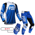 Miniatyrbillede 2 af 5: 2022 Dirt MoFox MTB Jersey Bukser Gear Sæt MX Combo Motorcykel Outfit Motocross Racing Enduro Suit Mænd Off-road Moto Handsker sæt Gold XLJersey 36 pants