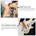 Miniatyrbild 4 av 5: 4 st Metall Tumme Finger Gitarrplektrum Justerbart Gitarrplektrum För Akustisk Gitarr Banjo Ukulele Silver