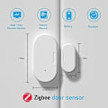 Miniatyrbillede 3 af 5: Zigbee Døralarmsensor, App-styret Dørsensor, Registrerer Åben/Lukket, Sender Alarmer, Kompatibel med Zigbee Hub