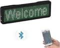 Miniatyrbilde 5 av 5: LED Bluetooth Oppladbart Navneskilt - DIY Programmerbar Rullende LED Lysskilt Meldingstavle Display, Type 2