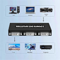 Miniatyrbilde 3 av 5: DVI Splitter 1X2 Switch Switcher Extender Adapter 1 DVI-D Inngang og 2 DVI-D Utgang Dobbel Skjerm for