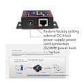 Miniatyrbilde 5 av 5: Industriell Modbus Seriell RS232 RS485 RS422 til Ethernet Konverter Enhetsserver RTU/UDP RJ45 til RS232