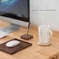 Miniatyrbillede 2 af 5: Kaffekrus Varmeplade, USB Konstant Temperatur Varm Coaster, til Kontor Hjem, Sort