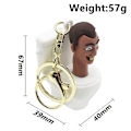 Pikkukuva 1 / 5: Skibidi WC Avaimenperä Charm Söpö Sarjakuva Riipus Avaimenperä Avaimenperä Avaintarvikkeet Avaimenperä Koristeet Laukku Sisustus Lapsille Lahja Keyring-1