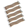 Pikkukuva 1 / 5: GPIO-nauhakapelin jatkojohto - 5 kpl 20 cm uros-naaras 40-nastainen, yhteensopiva Raspberry Pi:n kanssa