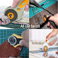 Miniatyrbilde 4 av 5: 45mm Roterende Kutterblader, 10 Pakke 45mm Erstatt Roterende Blader, Roterende Kuttere for Quilting Scrapbooking Søm Kunst & Håndverk, Skarpe og Holdbare