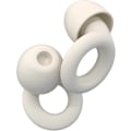 Miniatyrbillede 1 af 5: Sovende ørepropper hvide - Genanvendelig høreværn i fleksibel og blød silikone + 6 tips - 27db støjreduktion - Ideel til rejser og studier