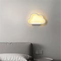 Miniatyrbillede 5 af 5: Cloud Design Dekor Væglampe 220v Indbygget Sconce Skyformet Væglampe Lys Indendørs Soveværelse Væg
