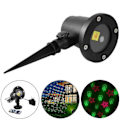 Miniatyrbillede 5 af 5: LED Laser Projektor Lys Julehave Lys Jul Bevægelig Laser Lampe Dekoration