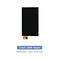 Miniatyrbillede 3 af 5: 7 tommer LCD Touch Screen til LicheeRV Nano 800x1280 LCD Panel Display