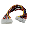 Miniatyrbillede 1 af 4: 29,5 cm Computer PSU ATX 24 Pin Han til Hun Forlænger Strømkabel