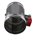 Miniatyrbillede 4 af 5: 125mm Rustfrit Stål Elektrisk Luftkanalspjæld AC220V Aktuator Drev