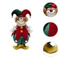 Miniatyrbillede 4 af 5: Juleklovne Dukke Julefigur Figur Scene Layout Dekorativt Festtilbehør Julepynt til Sofa