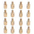 Miniatyrbilde 3 av 5: 50 stk. PC PCB Hovedkort Messing Avstandsstykke Sekskantet M3 7+4mm
