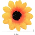 Miniatyrbillede 2 af 5: Blomsterhoved Dekoration, 50 stk. Acsergery Kunstig Solsikke (gul) Gave