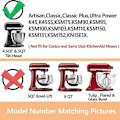 Miniatyrbild 2 av 5: För Kitchen Aide Tillbehör 4.5-5 Qt Tilt- Stativmixers för Paddeltillsats för K45B/K5THCB/K5THBS