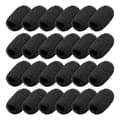 24-pack Mini Skum Vindskydd Lapel Headset Mikrofon Svamp Mini Skumskydd Skydd För L