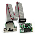 Miniatyrbillede 2 af 5: M.2 A+E KEY 2.5G Ethernet LAN-kort RTL8125B Industriel Kontrol Netværkskort M.2 Gigabit Ethernet Net