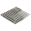 Miniatyrbild 1 av 5: 11 st Magnetisk T6-T40 Torx Skruvmejsel Bits Set Stjärna 6 Punkt Skruvmejsel Borr Bits Verktyg 3 Tum